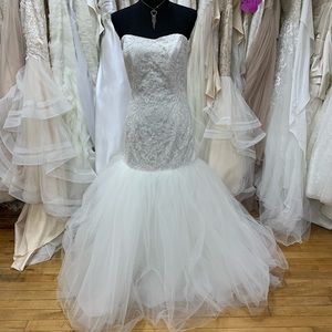 After Six size 12 Ivory wedding dress
